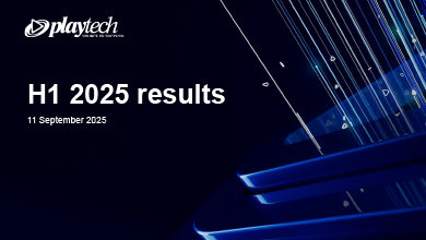 Cover image for Playtech Half Year 2025 results